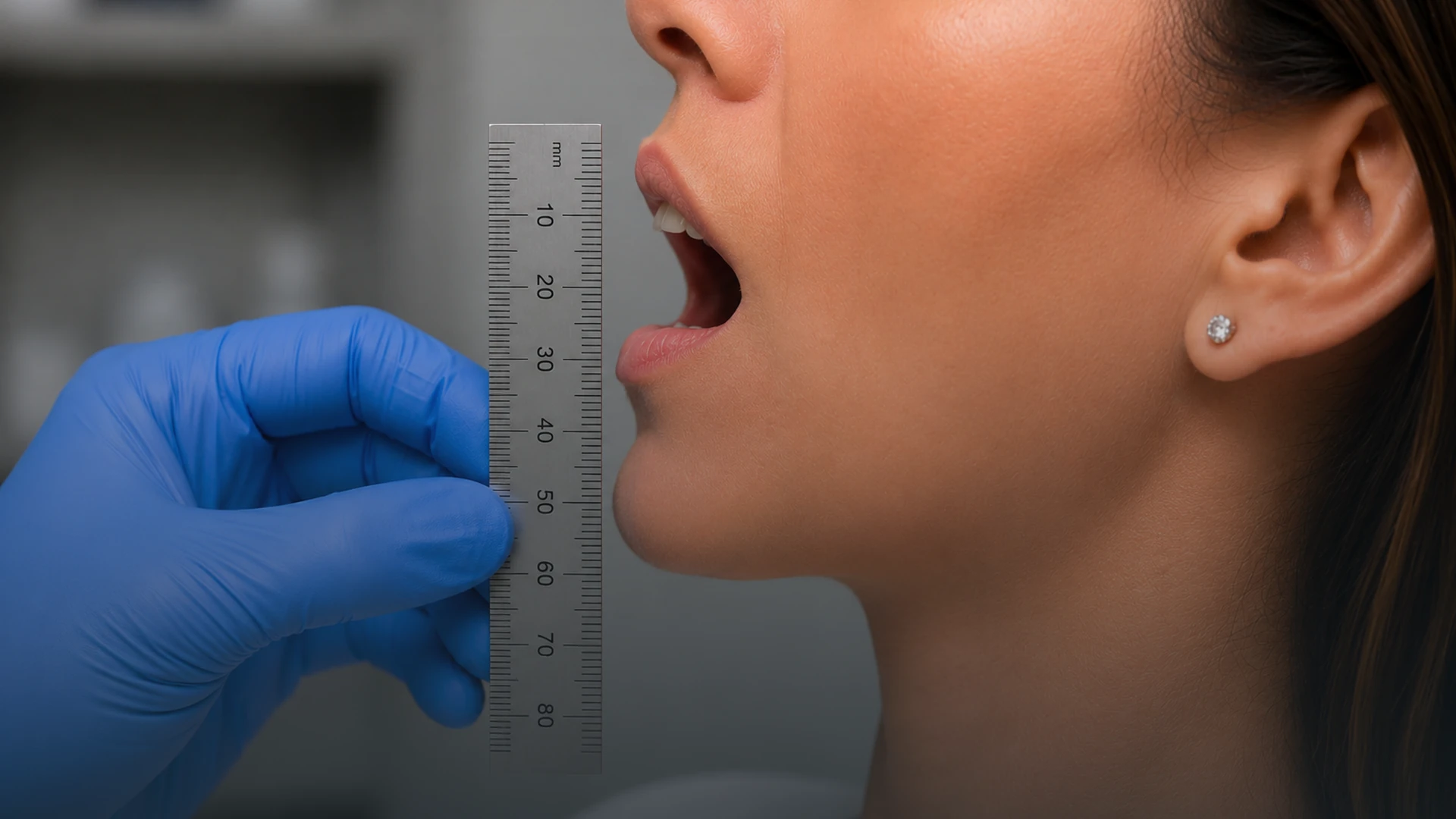 TMJ jaw measurement assessment